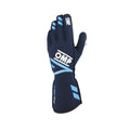 OMP One EXO FX Gloves Navy Blue/Cyan Size L