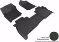 3D MAXpider 2016-2019 Nissan Titan Crew Cab Kagu 1st & 2nd Row Floormats - Black