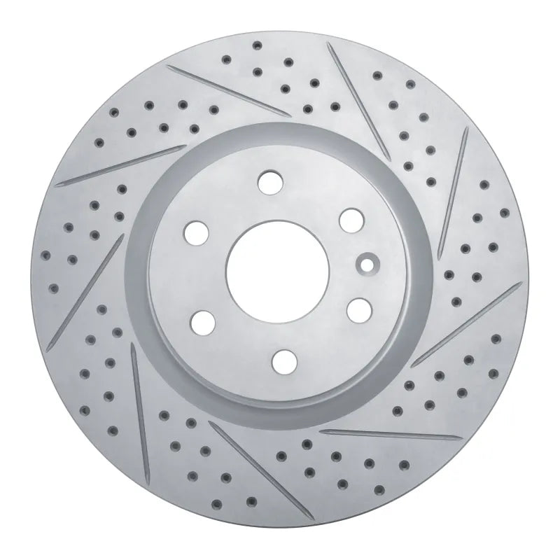 R1 10-16 Cadillac Srx Front Right Drilled & Slotted Geoperformance Rotor