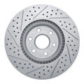 R1 10-16 Cadillac Srx Front Right Drilled & Slotted Geoperformance Rotor