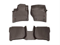 Cocoa Front and Rear Floorliners Porsche Cayenne 2011 - 2015