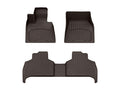 WeatherTech Cocoa Front and Rear Floorliners Fits -24-25 BMW 471507-1-2