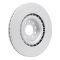 R1 08-11 Saab 9-3 Front Right Drilled & Slotted Silver Brake Rotor