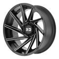 XD834 22X10 8X6.5 S-BLK MILL -18MM