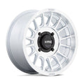 KMC POWERSPORTS KS138 15X7 4X137 SLV-MACH-FC 10MM - KS138SD15704810