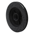 R1 88-91 Chevrolet C1500 Front Right Drilled & Slotted Black Brake Rotor