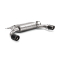 Akrapovic auto part detail