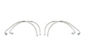 Fabtech 07-18 Jeep JK 4WD Front & Rear Extended Brake Line Kit