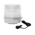 HALO ROTATING WARM WHITE 8 LED, RED