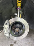 DBA 2016-2017 Ford Focus RS Front Slotted 4000 Series Rotor