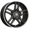 Enkei FD-05 17x7 5x114.3 Bolt Pattern 50mm Offset 72.6 Hub Bore Black Machined Wheel