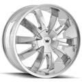 ~(34 lbs. 20X20X10)~ MAZZI 351 BLACK/MACHINED FACE/MACHINED LIP 18X7.5 5-100/5-114.3 40MM 72.62MM