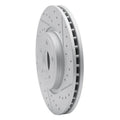 R1 17-19 Jaguar F-Pace Front Right Drilled & Slotted Geoperformance Rotor