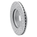 R1 17-19 Jaguar F-Pace Front Right Drilled & Slotted Geoperformance Rotor