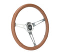 NRG Reinforced Steering Wheel (380mm/1in. Deep) Perforated Brown Leather