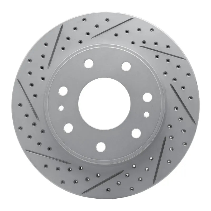R1 04-11 Ford F-150 Rwd Rear Left Drilled & Slotted Geoperformance Rotor