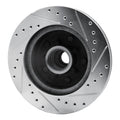 DFC 77-78 Buick LeSabre Front Left Drilled & Slotted Silver Brake Rotor