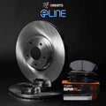 R1 Concepts Brake Rotor- Blank with Optimum Oe Pads Hdw Fits Dodge Durango