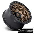 D785 17X9 5X5.0 BRZ M-BLK-RING 01MM