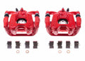 Power Stop 16-18 Fiat 500X Rear Red Calipers w/Brackets - Pair
