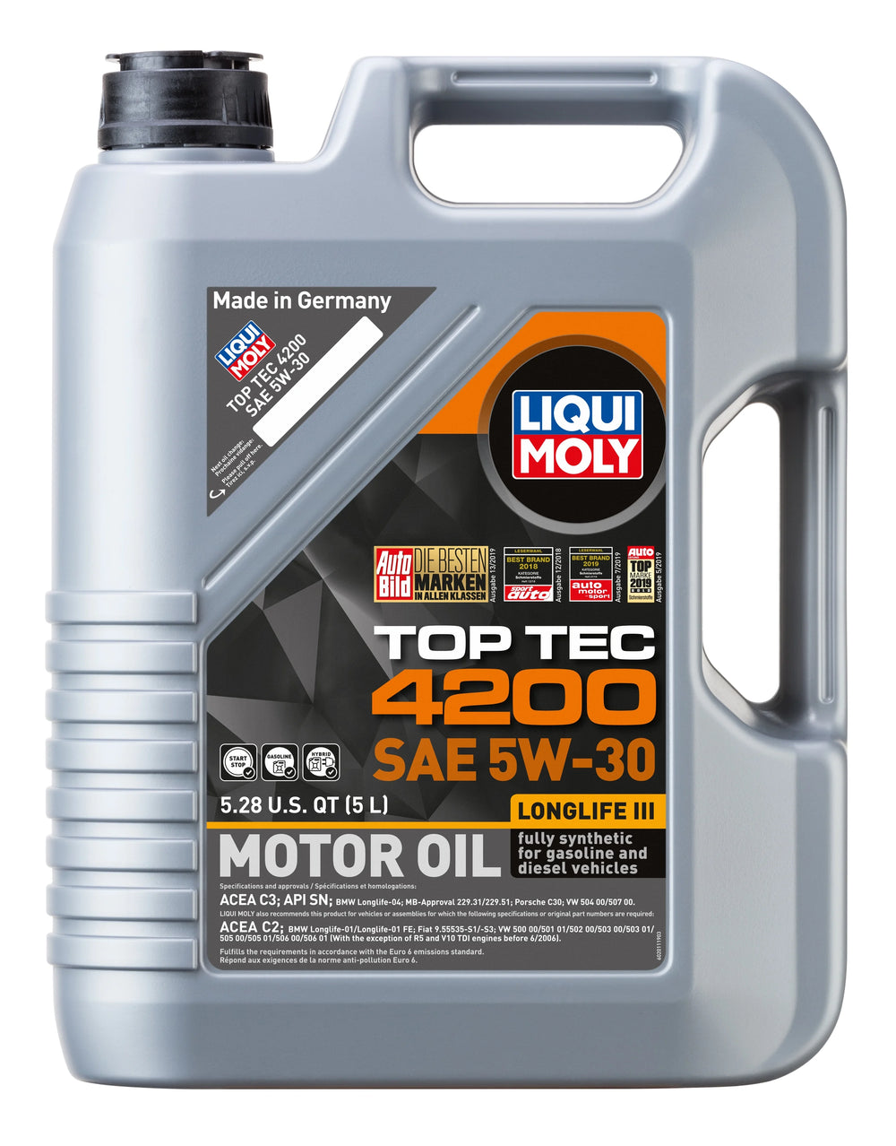 LIQUI MOLY 5L Top Tec 4110 Motor Oil SAE 5W40