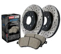 Stoptech auto part close-up
