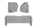 WeatherTech Grey Front and Rear Floorliners Fits -20-16 F-250 F-350 F-450 F-550 465841-463052