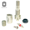 Schrader TPMS Service Pack - Aluminum Valve Stem Assembly Components - Fits EZ-sensors - 10 Pack