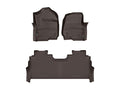 WeatherTech Cocoa Front and Rear Floorliners Fits -23-24 F-250 F-350 F-450 F-550 471012-1-6