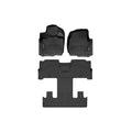 WeatherTech Black Front and Rear Floorliners Fits -21-22 Expedition Max 441665-1-5