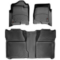 WeatherTech 07 Chevrolet Silverado Front and Rear Floorliners - Black