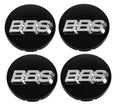 BBS Center Cap 56mm Black/Silver - 3D Floating