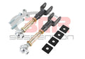 BMR 15-17 S550 Mustang Rear On-Car Adj. Rod Ends Toe Rods - Black Hammertone