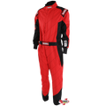 RaceQuip Red Chevron-1 Suit - SFI-1 2XL