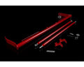 Braum 10-15 Chevy Camaro Harness Bar Kit - Red Gloss - BRHB-50RG