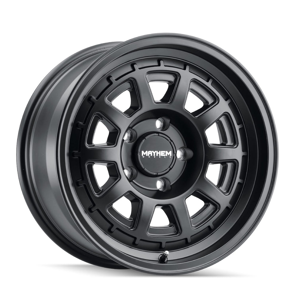 MAYHEM VOYAGER 8303 MATTE BLACK 17X8.5 8-165.1 0MM 125.2MM