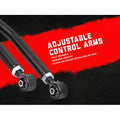 ~(14.2 lbs. 25X6X5)~ Jeep Adjustable Control Arms Rear-Upper (07-18 Wrangler JK)