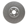 R1 Concepts GEOSPEC Coated Rotor - Drilled Fits Mercedes-Benz Maybach