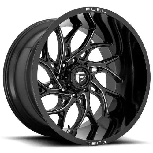 D741 22X10 5X5.0 GL-BLK-MIL -18MM