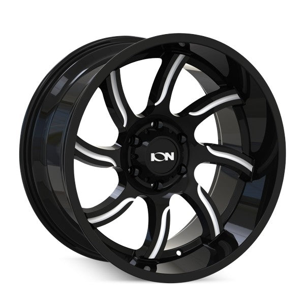 ION 151 GLOSS BLACK/MILLED 20X9 5-1