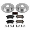 Power Stop 12-16 Buick LaCrosse Rear Z26 Street Warrior Brake Kit