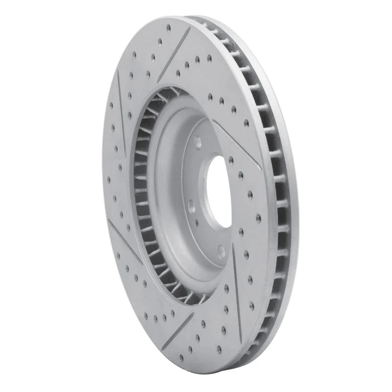 DFC 19-22 Hyundai Veloster N Front Right Drilled & Slotted Geoperformance Rotor