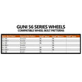GUNIWHEEL 56 SOLID WHEEL EACH