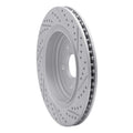 R1 06-09 Chevrolet Trailblazer Front Right Drilled & Slotted Geoperformance Rotor