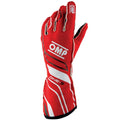 OMP ONE-S GLOVES my2025 FIA 8856-2018 WHITE SZ XL
