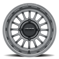 Method MR411 Bead Grip 15x10 / 6+4/25mm Offset / 4x156 / 132mm CB Gloss Titanium Wheel