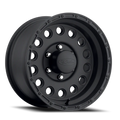 Aluminum Wheels 16x8 Rockcrusher 887B Satin Black -20 Offset 6 on 139.7 Bolt Pattern 107.95 Bore Raceline