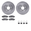 R1 Concepts Brake Rotor- Blank with Optimum Oe Pads Hdw Fits Ford Freestar