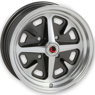 LEGENDARY WHEELS MAGNUM 400 15X6 5x114.3/4x4.5 +5MM OS CHARCOAL/MACHINED