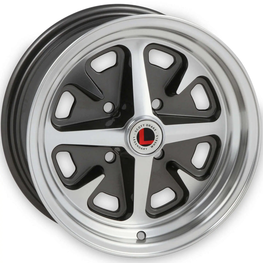 LEGENDARY WHEELS MAGNUM 400 15X6 5x114.3/4x4.5 +5MM OS CHARCOAL/MACHINED